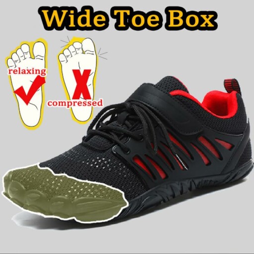 Men's barefoot shoes for hiking and outdoor activities