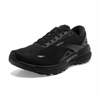 Black Brooks running shoe