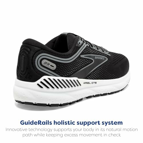 Brooks Ariel GTS running shoe showcasing GuideRails support system.