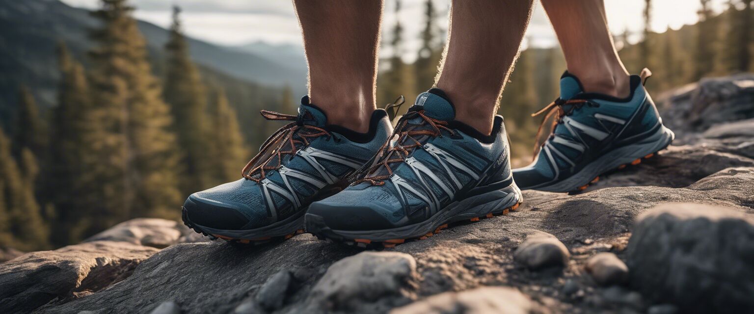 Trail running shoes