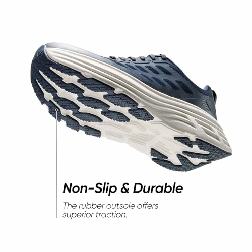 Shoe sole with non-slip and durable design.