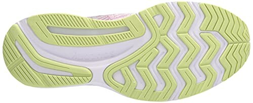 Green and white patterned shoe sole